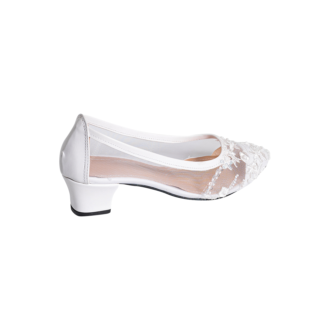 Dawn's Dewdrop Wedding Shoes