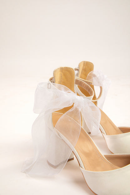 Loving Knot Bridal Heels