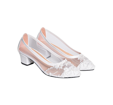 Dawn's Dewdrop Wedding Shoes