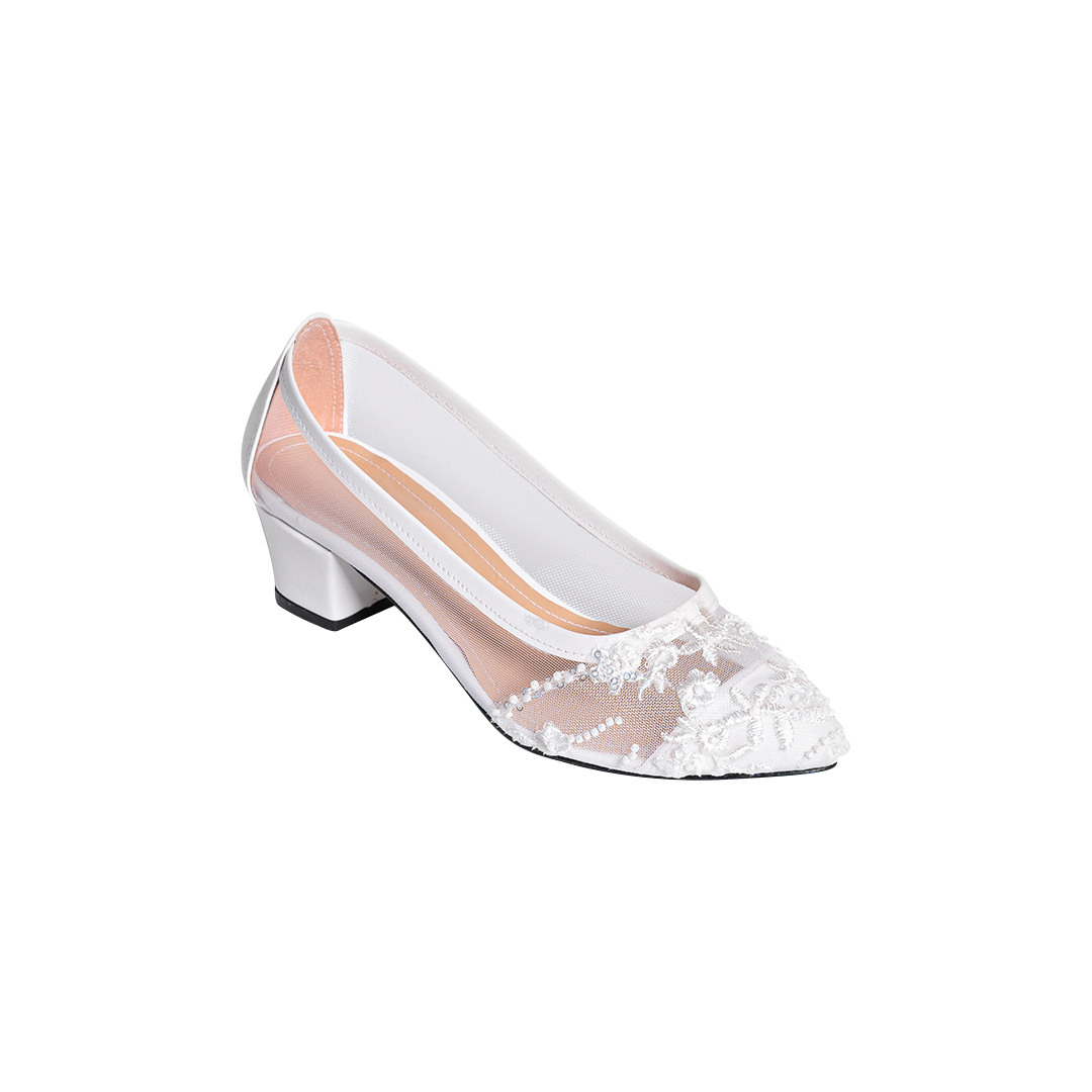Dawn's Dewdrop Wedding Shoes