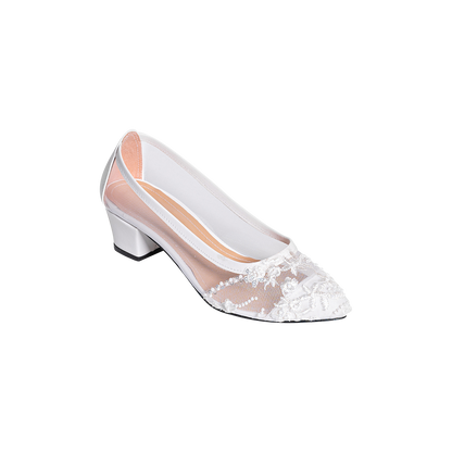 Dawn's Dewdrop Wedding Shoes