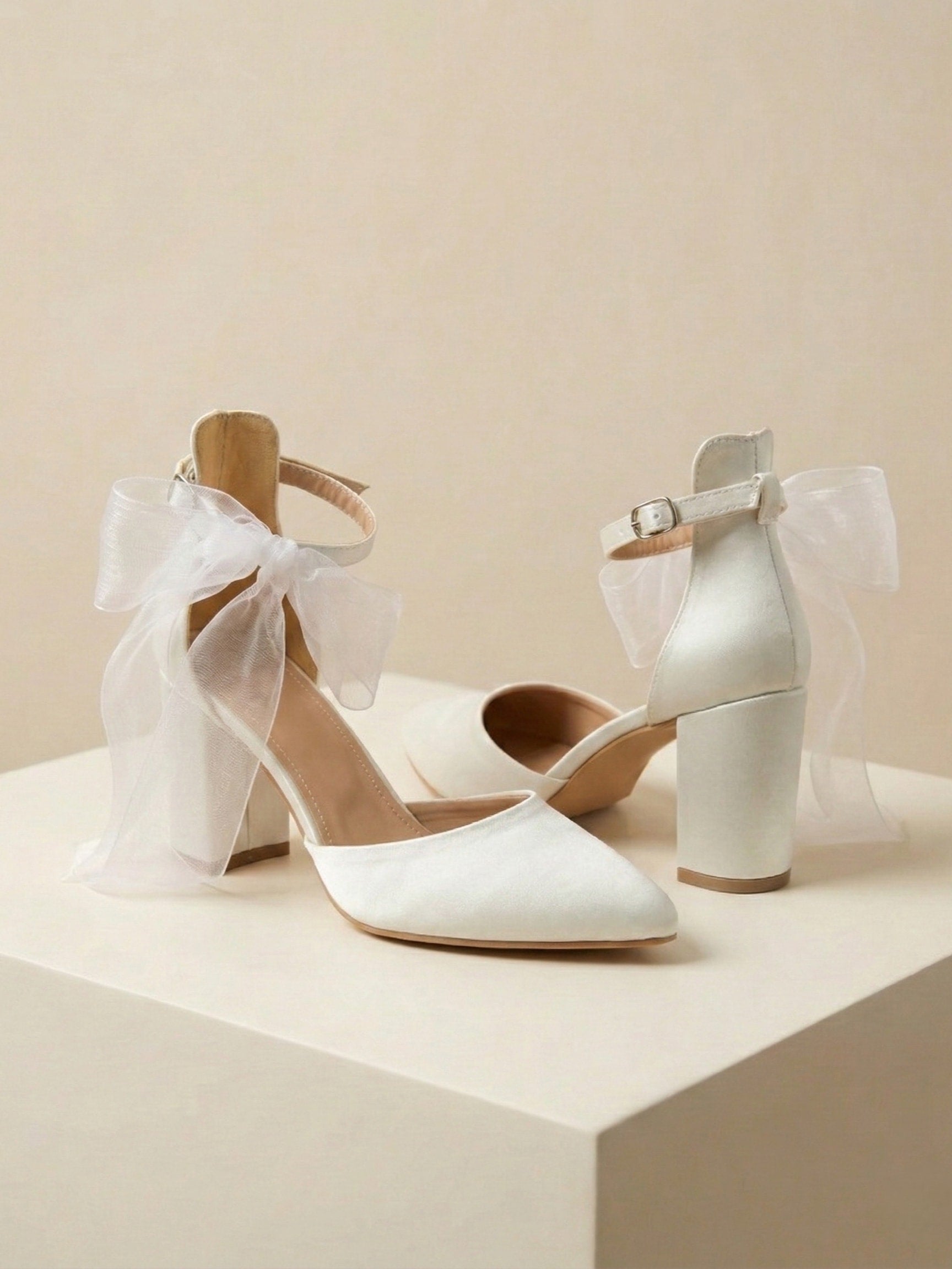 Loving Knot Bridal Heels